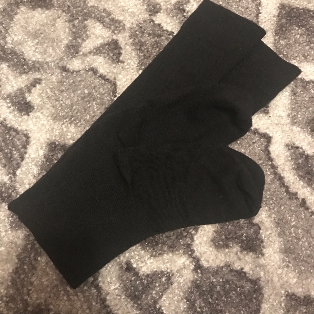 Black knee high socks